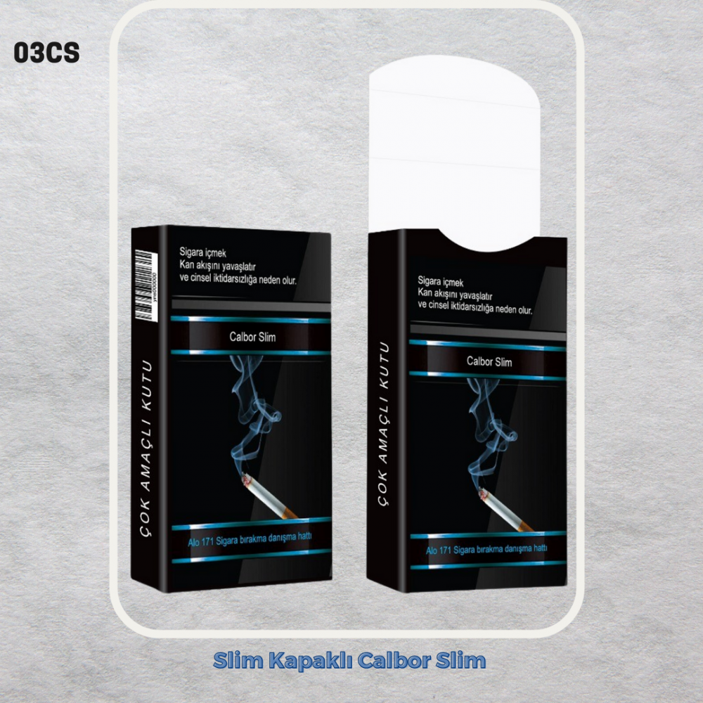 Slim Kapaklı Calbor 